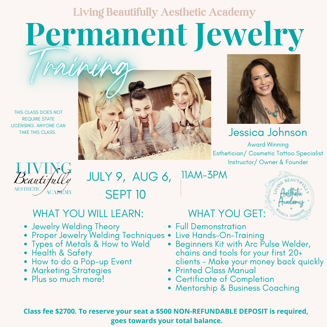 Permanent Jewelry Training - Living Beautifully Spa